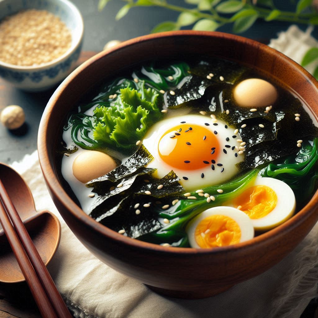  わかめとふんわり卵の中華風スープ