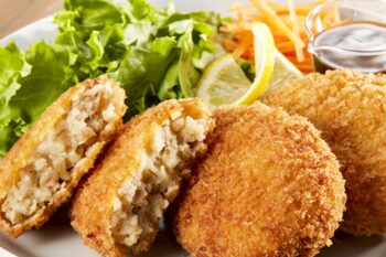 冷凍コロッケの調理法